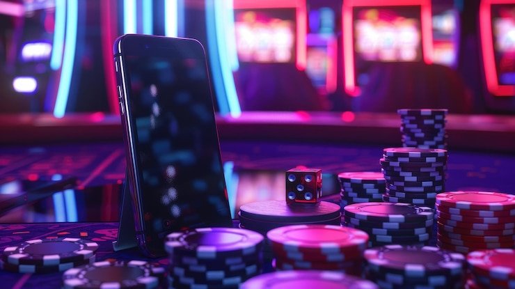 Antarmuka pemilihan angka di Lucky Number